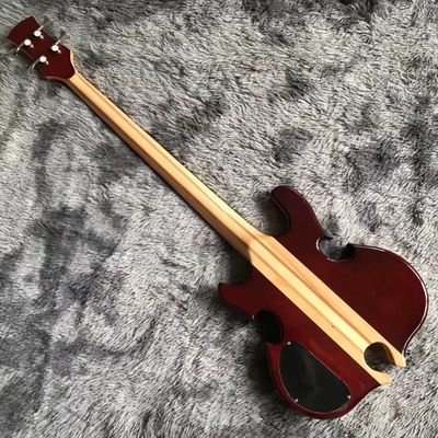 Custom ALEMBIC Style 4 Strings Bass Guitar Neck Through Body Cut Bottom Heart supplier