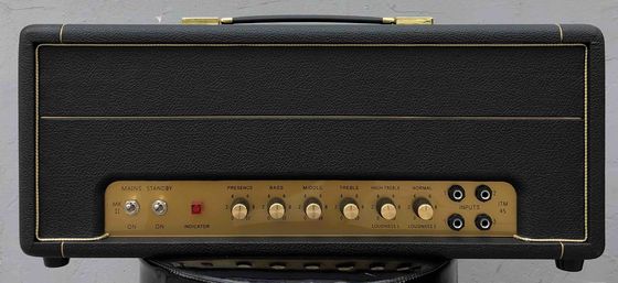 Custom Grand JTM45 Handmade Amp Head 50W in Black with Imported Gold Stripe AAAAA Grade Cabinet supplier