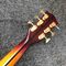 Custom J200S 43 Inch Jumbo Acoustic Guitar Ebony Fingerboard Abalone Binding GroFlamed Maple Back Side in Sunburst Color supplier