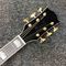 Custom J200S 43 Inch Jumbo Acoustic Guitar Ebony Fingerboard Abalone Binding GroFlamed Maple Back Side in Sunburst Color supplier