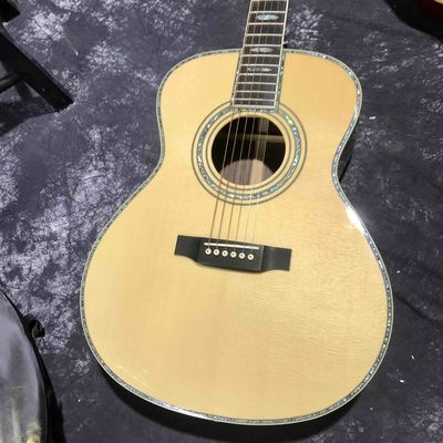 Custom 40 Inch Om Body Aaaaa All Solid Wood Acoustic Guitar supplier