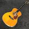 Custom 40 Inch OM Body Acoustic Guitar with Signature In Yellow supplier