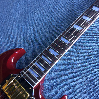 Custom Grand Solid Mahogany Body Electric Guitar Gold Hardware Tune-o-Matic Bridge supplier