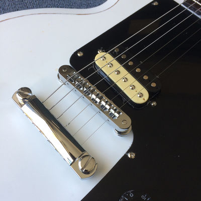 Custom Chrome Hardware with Tone-Pro Bridge Semi-Gloss Finish Alpine White Electric Guitar supplier