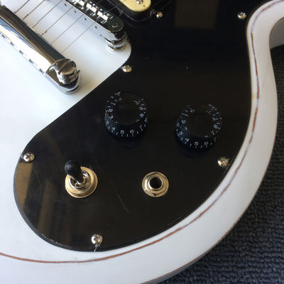 Custom Chrome Hardware with Tone-Pro Bridge Semi-Gloss Finish Alpine White Electric Guitar supplier