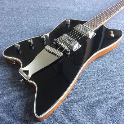 Custom Left Handed Electric Guitar in Black supplier