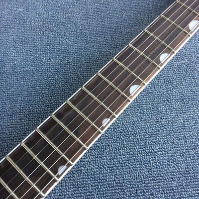 Custom Left Handed Electric Guitar in Black supplier