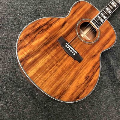 Custom Guilds 43 Inches Jumbo KOA Wood F50 Vintage Acoustic Guitar Gloss Finished Guild Electric Guitar supplier