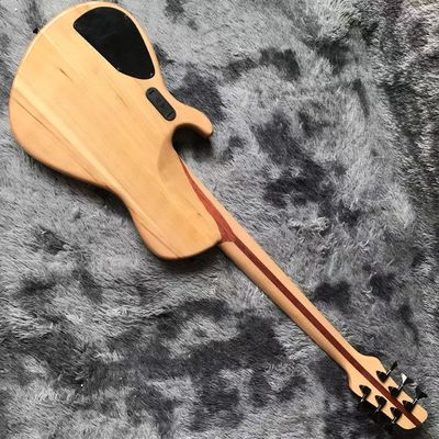 Custom 6 Strings Neck Through ELM Body Electric Bass Guitar with Active Pickup supplier