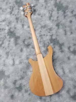 Custom 4 String Bass Log Color Maple Neck Through Mahogany Body supplier