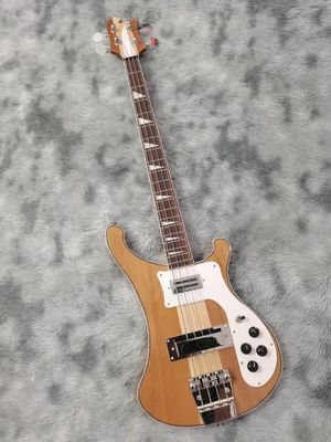 Custom 4 String Bass Log Color Maple Neck Through Mahogany Body supplier