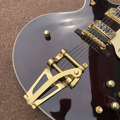 Custom Grand Double Convex Surface Electric Guitar Big Tremolo Rosewood  Fingerboard in Wine Red supplier