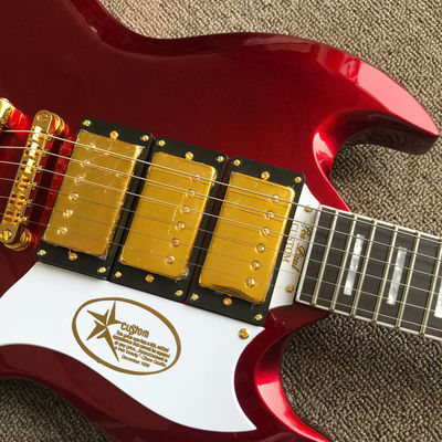 Custom SG Electric Guitar with Metal Red Color supplier