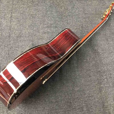 Custom AAAAA Solid Koa Wood PS14 Acoustic Guitar Abalone Inlays Ebony Fingerboard Cocobolo Back Sides Acoustic Electric supplier