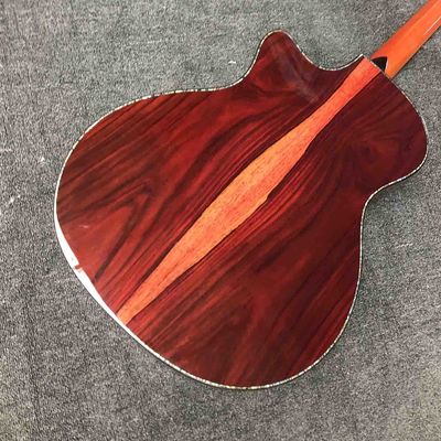 Custom AAAAA Solid Koa Wood PS14 Acoustic Guitar Abalone Inlays Ebony Fingerboard Cocobolo Back Sides Acoustic Electric supplier