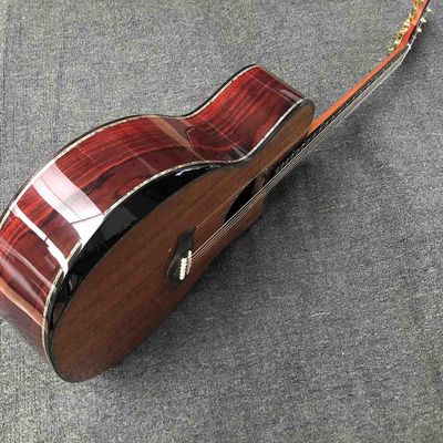 Custom AAAAA Solid Koa Wood PS14 Acoustic Guitar Abalone Inlays Ebony Fingerboard Cocobolo Back Sides Acoustic Electric supplier