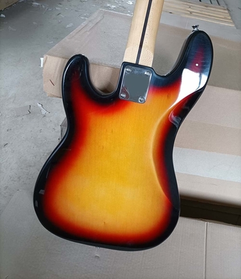 Custom 4 Strings in Tobacco Sunburst Electric Bass Maple Fretboard supplier