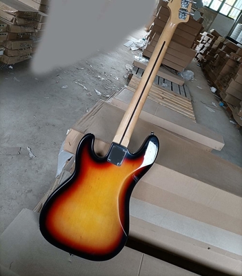 Custom 4 Strings in Tobacco Sunburst Electric Bass Maple Fretboard supplier