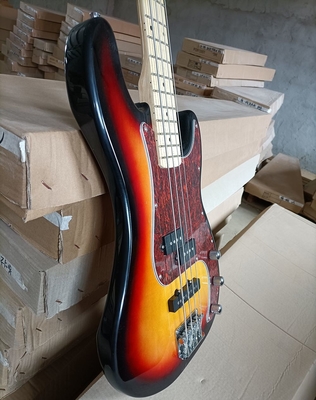 Custom 4 Strings in Tobacco Sunburst Electric Bass Maple Fretboard supplier