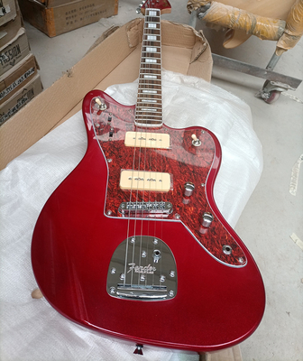 Custom 6 Strings Electric Guitar in Metallic Red supplier