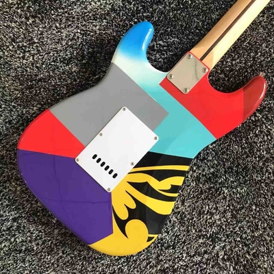 Custom Painted Strat Electric Guitar Accept OEM supplier