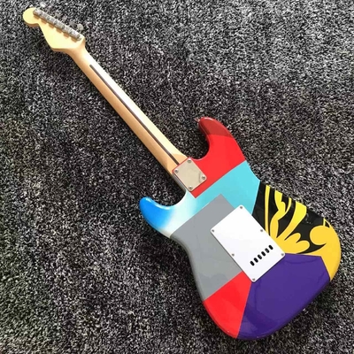 Custom Painted Strat Electric Guitar Accept OEM supplier