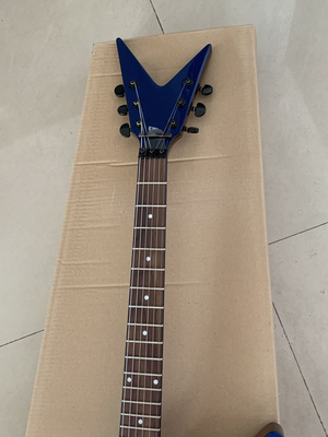 Custom Vintage Electric Guitar in Blue Color supplier