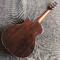 Custom All Solid KOA Wood Acoustic Electric Guitar Real Abalone Binding Ebony Fingerboard Rosewood Back Side Cutaway Arm supplier
