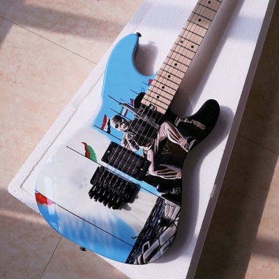 Custom Handpaint Electric Guitar with Kinds Patterns and Colors Optional supplier