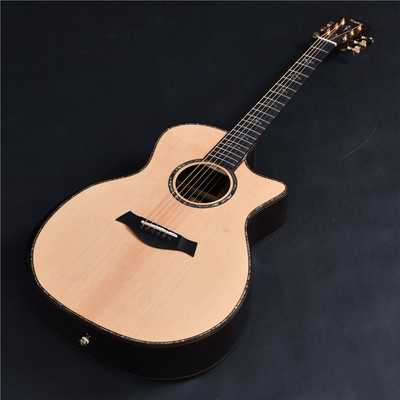 Custom Grand 914c acoustic guitar solid spruce top 914ce acoustic electric guitar B Band A11 eq free shipping acoustic supplier