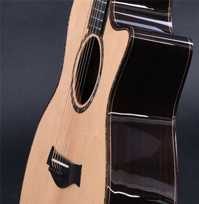 Custom Grand 914c acoustic guitar solid spruce top 914ce acoustic electric guitar B Band A11 eq free shipping acoustic supplier