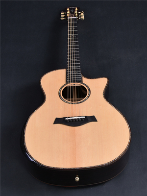Custom Grand 914c acoustic guitar solid spruce top 914ce acoustic electric guitar B Band A11 eq free shipping acoustic supplier