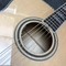Custom Grand GJ200FR Acoustic Guitar Red Flamed Maple Wood Back Side Abalone Binding 550A Soundhole Pickup in Natural supplier