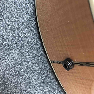 Custom Grand GJ200FR Acoustic Guitar Red Flamed Maple Wood Back Side Abalone Binding 550A Soundhole Pickup in Natural supplier