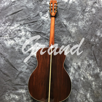 Custom 40 Inch Solid Cedar OM Style Acoustic Guitar with Signature Ebony Fingerboard supplier