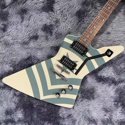 Custom Grand Explorer Electric Guitar Jason Hook Sherman Guitar Alternate Finish Black with Military Green, Very Rare supplier