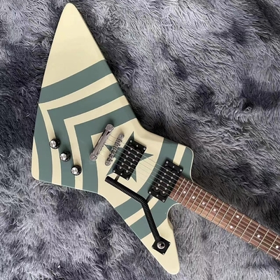 Custom Grand Explorer Electric Guitar Jason Hook Sherman Guitar Alternate Finish Black with Military Green, Very Rare supplier