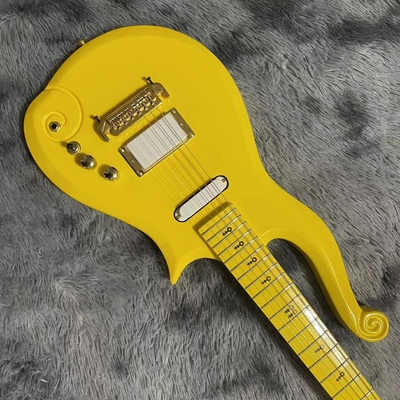 Custom Maple Fingerboard Neck Mahogany Body Prince Cloud Electric Guitar with Yellow Color supplier