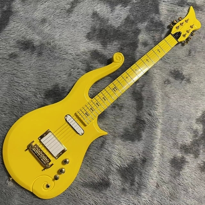 Custom Maple Fingerboard Neck Mahogany Body Prince Cloud Electric Guitar with Yellow Color supplier