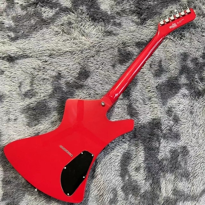 Custom BURN WASH Shaped Left Handed Electric Guitar Flamed Tiger Maple Veneer Color can be Customized supplier