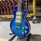 Custom LP Style Ace Frehley Hummbucker Pickups Electric Guitar with Rosewood Fingerboard Mahogany Body Blue Color Accept supplier