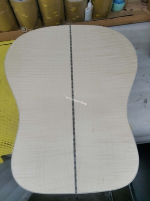 Custom Solid Handmade AAAAA Grade Flamed Maple Neck Doves Dreadnought Acoustic Guitar Deluxe Version Customized Headstoc supplier