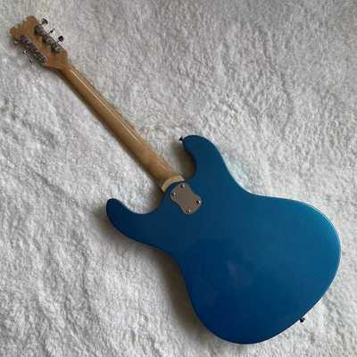 Custom 1966 Ventures Mosrite Zero Fret JRM Johnny Ramone Electric Guitar Tremolo Tailpiece in Blue Color supplier