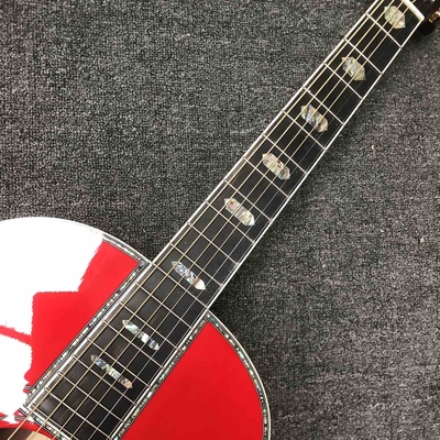 Custom 39 Inch OOO 45AA AAAAA All Solid Wood Acoustic Guitar with 301 Electronic EQ Ebony Fingerboard Slotted Headstock supplier