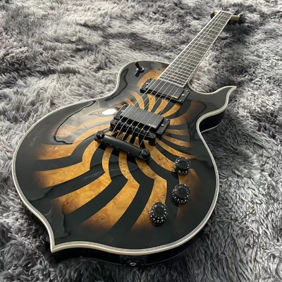 Custom Grand Guitars Wylde Audio Odin Grail Charcoal Burst Buzzsaw Electric Guitar Ebony Fingerboard Active Pickup supplier