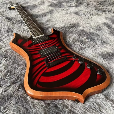 Custom Zakk Wylde Audio in Kinds Color Electric Guitar with Bound Ebony Fretboard Block Inlays supplier