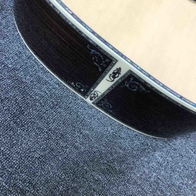 Custom AAAAA Handmade D100AA All Solid Wood Vintage D Dreadnought D100A Acoustic Guitar Deluxe Full Abalone Binding supplier