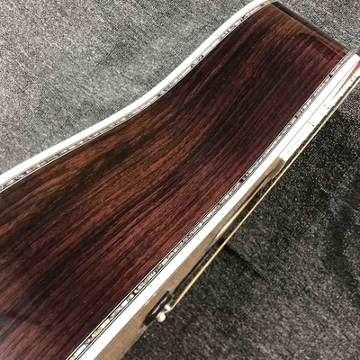Custom AAAAA Handmade D100AA All Solid Wood Vintage D Dreadnought D100A Acoustic Guitar Deluxe Full Abalone Binding supplier