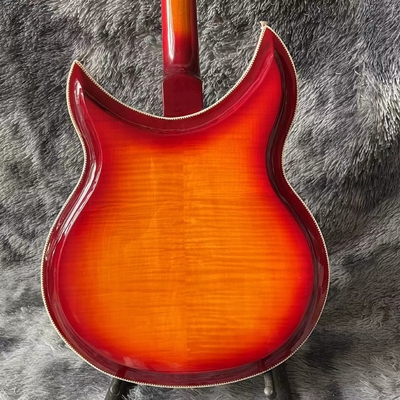 Custom Flamed Maple Top Ricken 381 Style 6/12 String Electric Guitar in Cherry Burst Color supplier