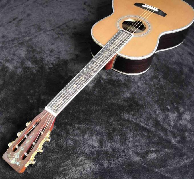 39 inch 00045 Acoustic guitar abalone with Super luxury acoustic guitar